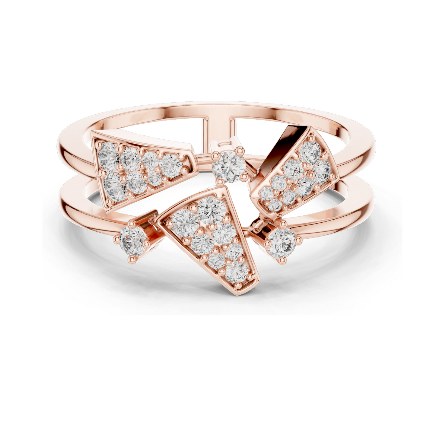 Elegant Lab-Grown Diamond Ladies Ring | 0.28 CT Total | VVS-VS EF Clarity | Available in 18KT, 14KT, 10KT Gold & 925 Silver | Rose, Yellow, White Gold & Moissanite Options