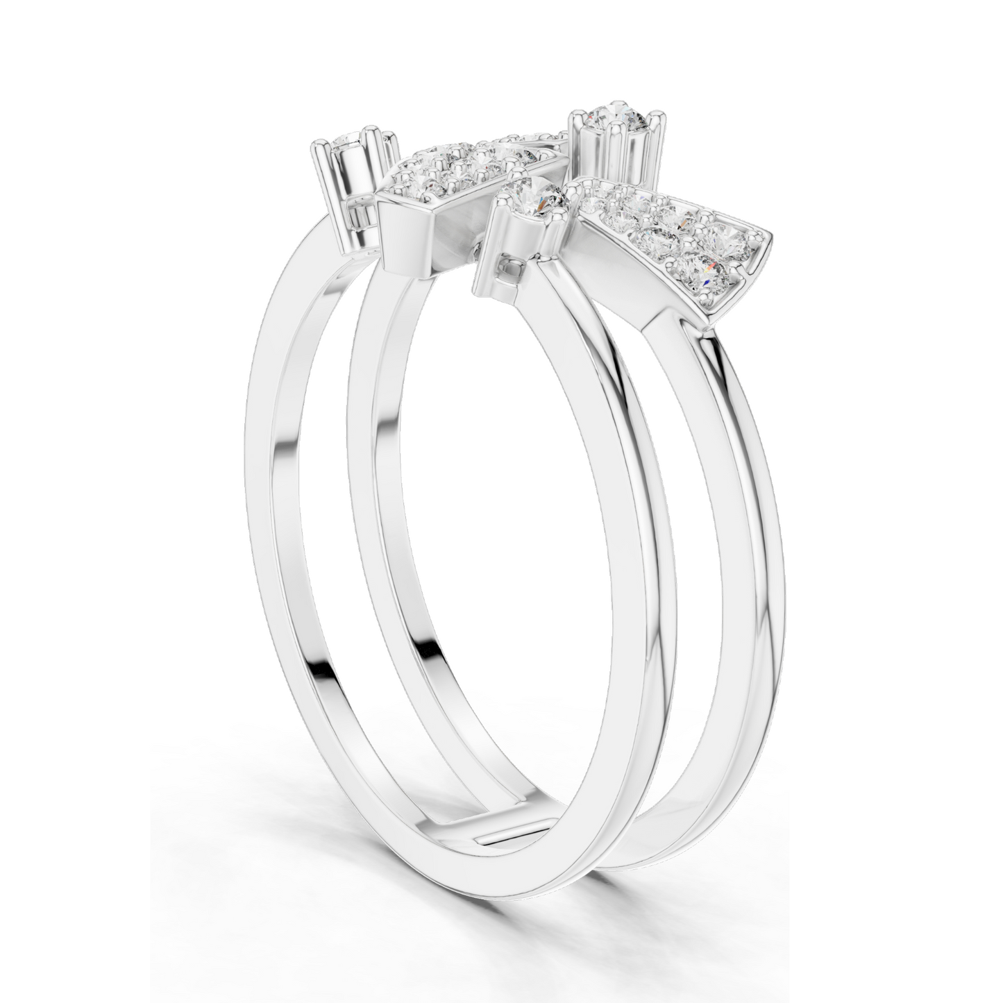 Elegant Lab-Grown Diamond Ladies Ring | 0.28 CT Total | VVS-VS EF Clarity | Available in 18KT, 14KT, 10KT Gold & 925 Silver | Rose, Yellow, White Gold & Moissanite Options