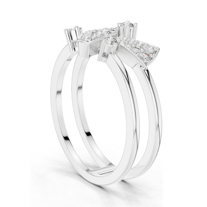 Elegant Lab-Grown Diamond Ladies Ring | 0.28 CT Total | VVS-VS EF Clarity | Available in 18KT, 14KT, 10KT Gold & 925 Silver | Rose, Yellow, White Gold & Moissanite Options