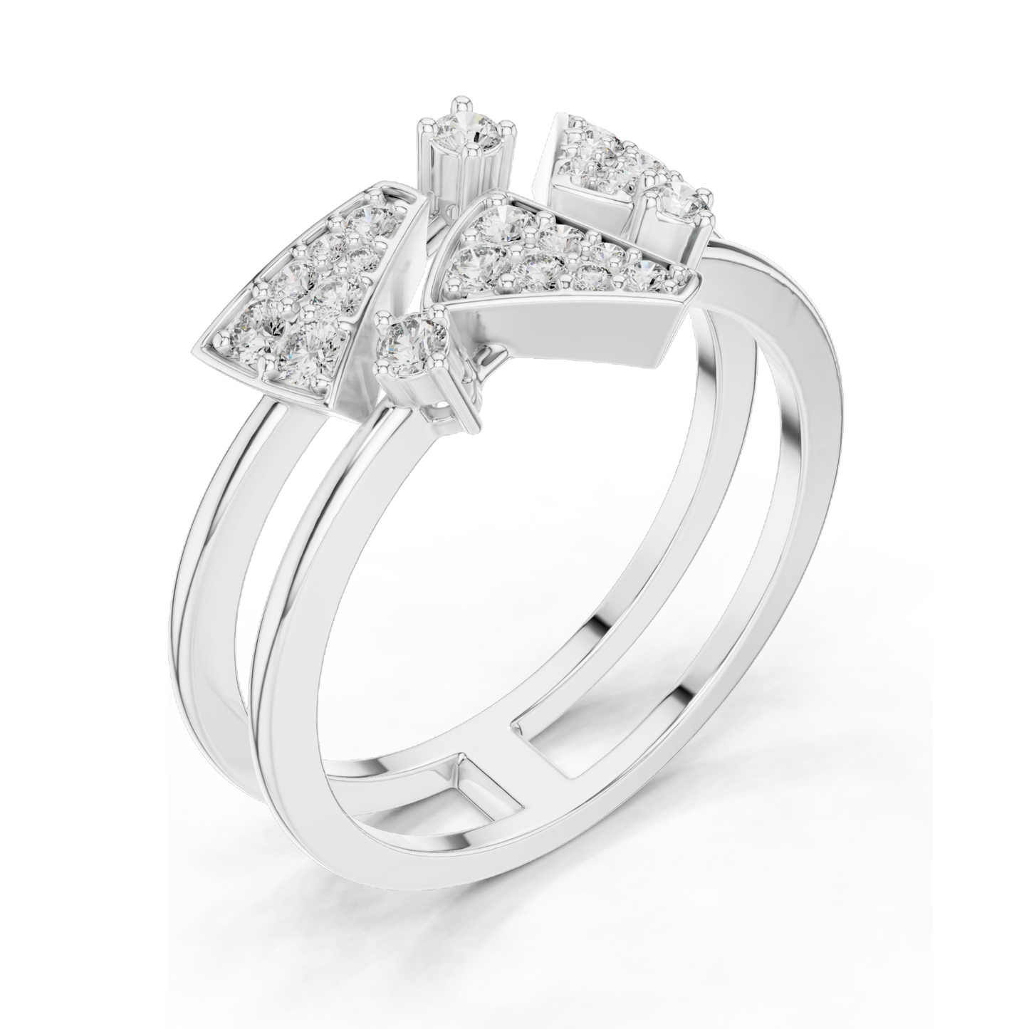 Elegant Lab-Grown Diamond Ladies Ring | 0.28 CT Total | VVS-VS EF Clarity | Available in 18KT, 14KT, 10KT Gold & 925 Silver | Rose, Yellow, White Gold & Moissanite Options