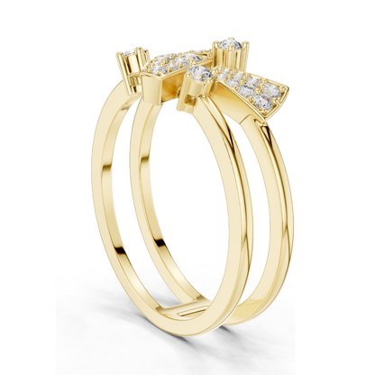 Elegant Lab-Grown Diamond Ladies Ring | 0.28 CT Total | VVS-VS EF Clarity | Available in 18KT, 14KT, 10KT Gold & 925 Silver | Rose, Yellow, White Gold & Moissanite Options