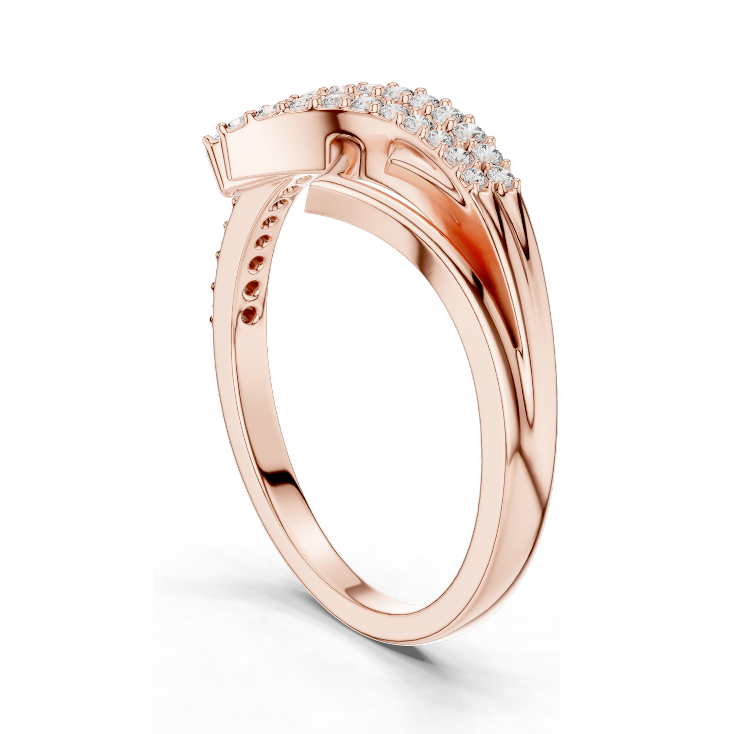Lab Diamond Ladies Ring | 0.227 ct VVS-VS EF Clarity | 18kt, 14kt, 10kt Gold & 925 Silver | Rose, Yellow, White Gold Options