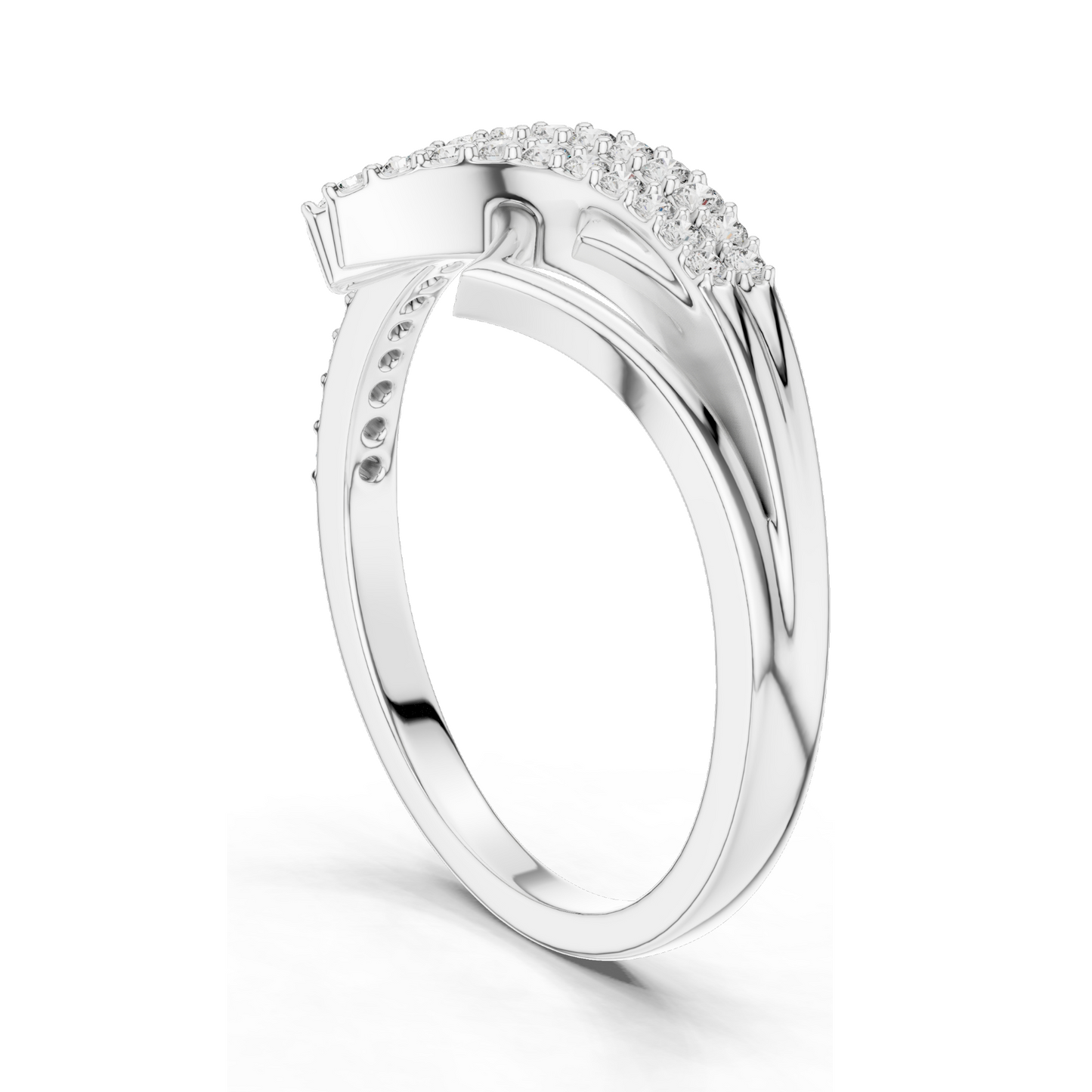 Lab Diamond Ladies Ring | 0.227 ct VVS-VS EF Clarity | 18kt, 14kt, 10kt Gold & 925 Silver | Rose, Yellow, White Gold Options