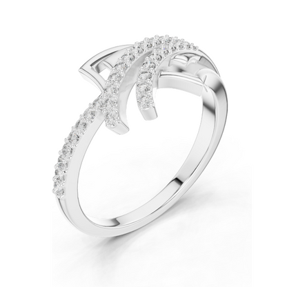 Lab Diamond Ladies Ring | 0.227 ct VVS-VS EF Clarity | 18kt, 14kt, 10kt Gold & 925 Silver | Rose, Yellow, White Gold Options