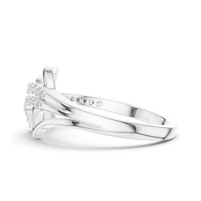 Lab Diamond Ladies Ring | 0.227 ct VVS-VS EF Clarity | 18kt, 14kt, 10kt Gold & 925 Silver | Rose, Yellow, White Gold Options