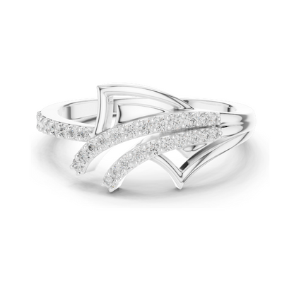 Lab Diamond Ladies Ring | 0.227 ct VVS-VS EF Clarity | 18kt, 14kt, 10kt Gold & 925 Silver | Rose, Yellow, White Gold Options