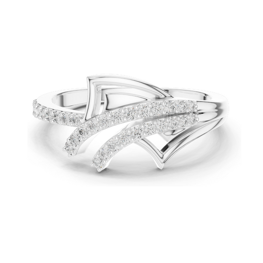 Lab Diamond Ladies Ring | 0.227 ct VVS-VS EF Clarity | 18kt, 14kt, 10kt Gold & 925 Silver | Rose, Yellow, White Gold Options