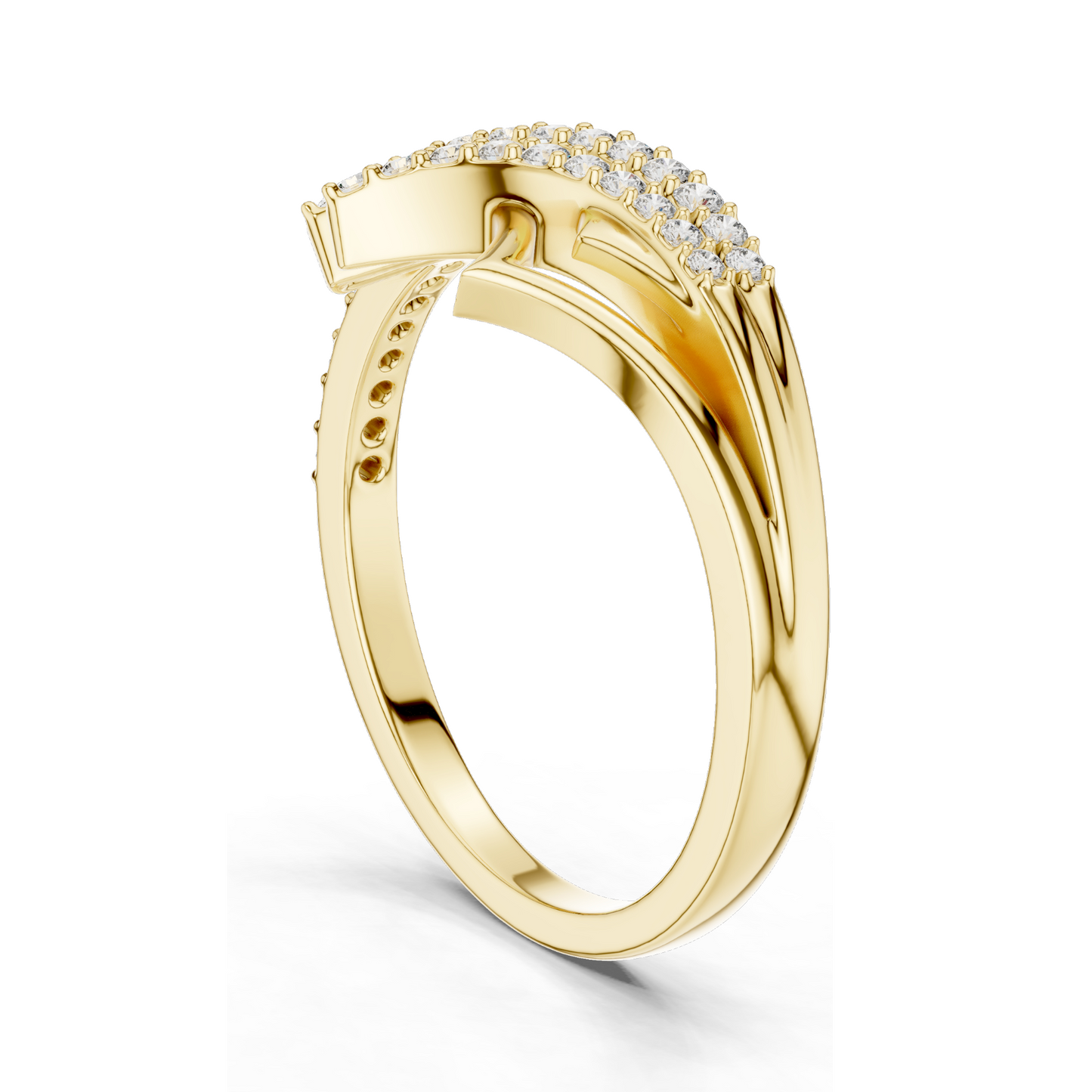 Lab Diamond Ladies Ring | 0.227 ct VVS-VS EF Clarity | 18kt, 14kt, 10kt Gold & 925 Silver | Rose, Yellow, White Gold Options