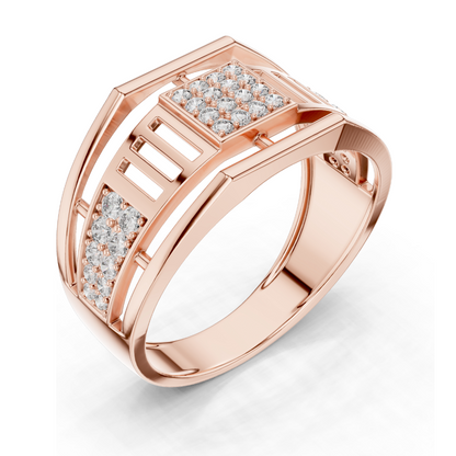 0.376 CT Lab Diamond Ring for Women | VVS-VS EF Clarity | 18KT, 14KT, 10KT Gold & 925 Silver | Rose, Yellow, White Gold & Moissanite Options