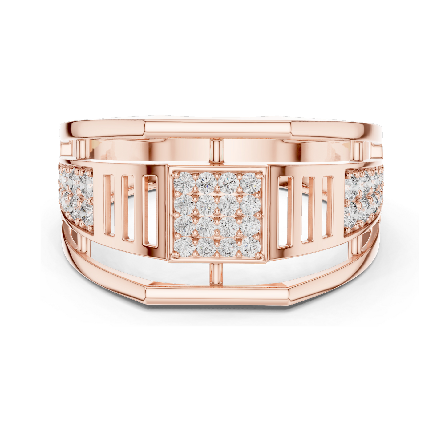 0.376 CT Lab Diamond Ring for Women | VVS-VS EF Clarity | 18KT, 14KT, 10KT Gold & 925 Silver | Rose, Yellow, White Gold & Moissanite Options