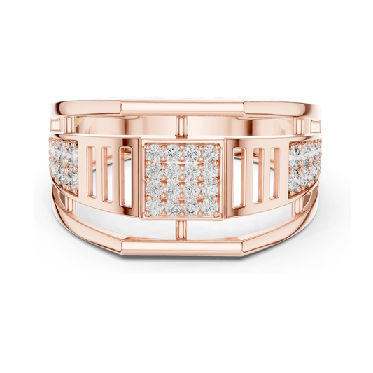 0.376 CT Lab Diamond Ring for Women | VVS-VS EF Clarity | 18KT, 14KT, 10KT Gold & 925 Silver | Rose, Yellow, White Gold & Moissanite Options