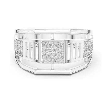 0.376 CT Lab Diamond Ring for Women | VVS-VS EF Clarity | 18KT, 14KT, 10KT Gold & 925 Silver | Rose, Yellow, White Gold & Moissanite Options