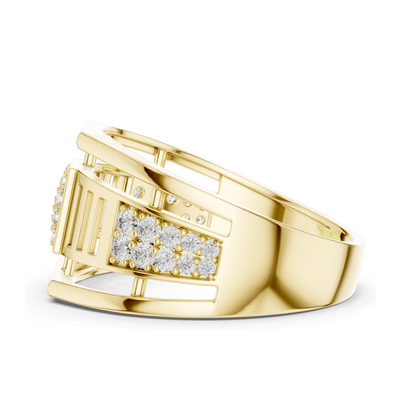 0.376 CT Lab Diamond Ring for Women | VVS-VS EF Clarity | 18KT, 14KT, 10KT Gold & 925 Silver | Rose, Yellow, White Gold & Moissanite Options