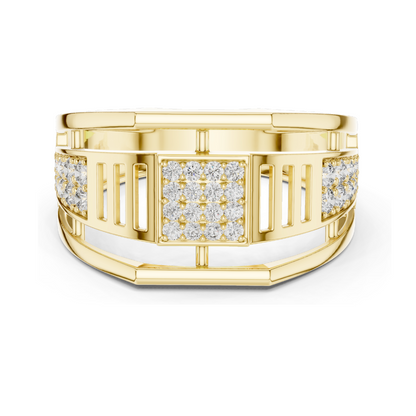 0.376 CT Lab Diamond Ring for Women | VVS-VS EF Clarity | 18KT, 14KT, 10KT Gold & 925 Silver | Rose, Yellow, White Gold & Moissanite Options