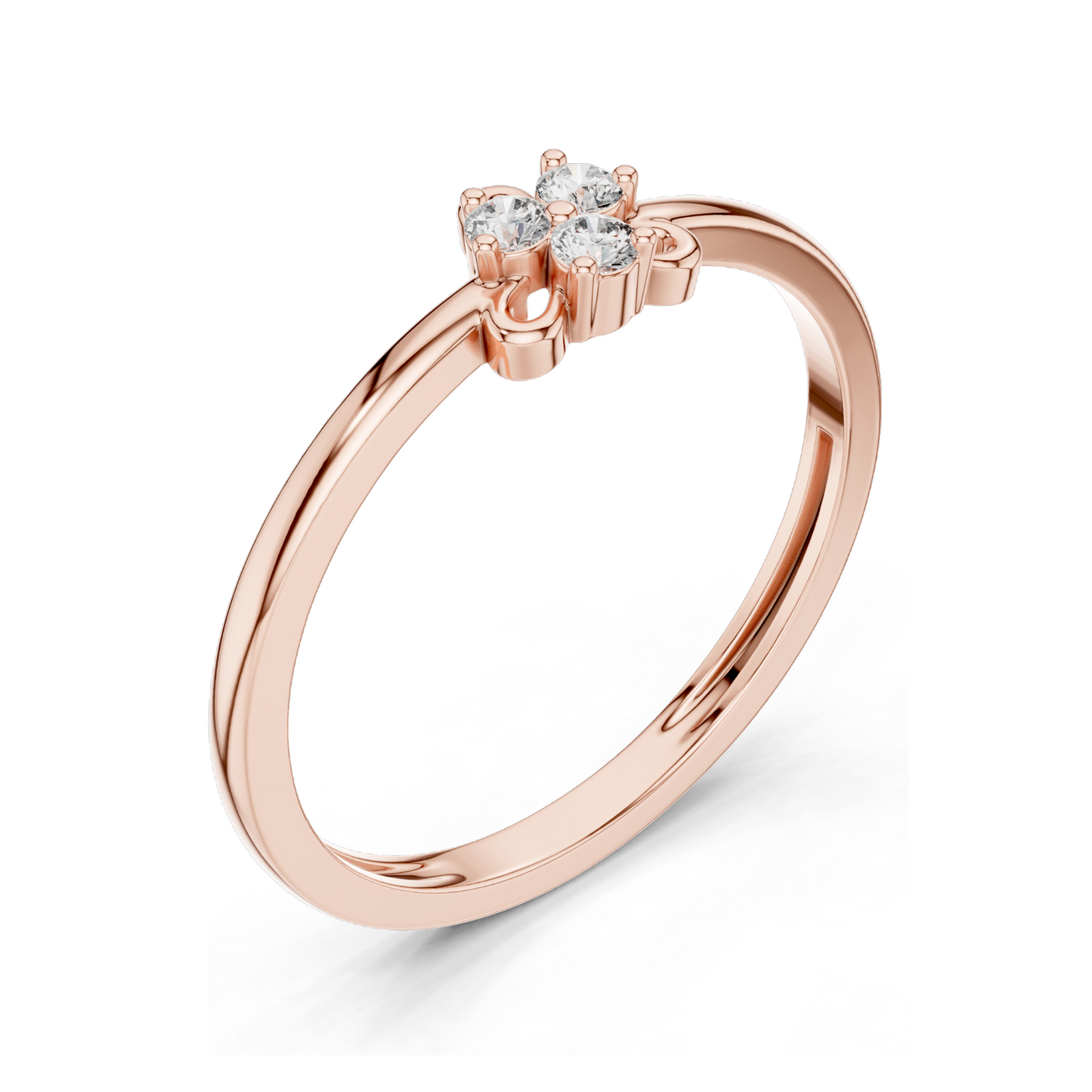 Lab Diamond Cluster Ring for Women | VVS-VS EF Clarity | 18KT, 14KT, 10KT Gold & 925 Silver | Rose, Yellow, White Gold Options