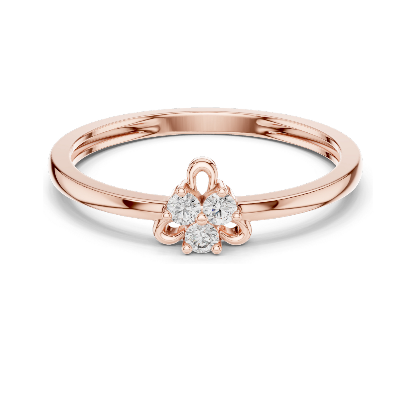 Lab Diamond Cluster Ring for Women | VVS-VS EF Clarity | 18KT, 14KT, 10KT Gold & 925 Silver | Rose, Yellow, White Gold Options