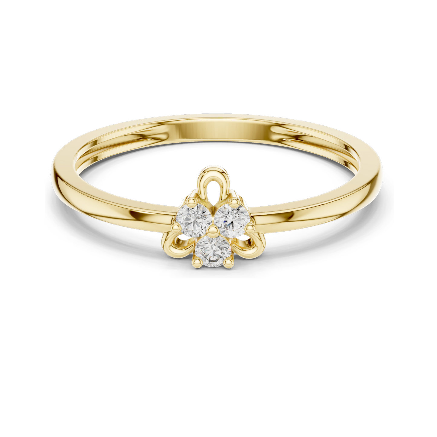 Lab Diamond Cluster Ring for Women | VVS-VS EF Clarity | 18KT, 14KT, 10KT Gold & 925 Silver | Rose, Yellow, White Gold Options