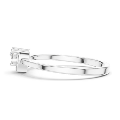 0.69 CT Lab Diamond Heart-Shaped Ring for Women | VVS-VS Clarity | 18KT, 14KT, 10KT Gold & 925 Silver | Rose, Yellow, White Gold & Moissanite Options