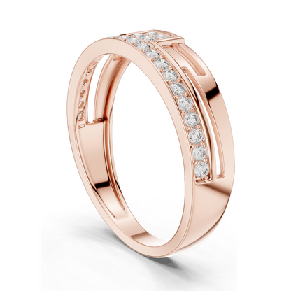 0.312 CT Lab Diamond Ring for Women | VVS-VS Clarity | 18KT, 14KT, 10KT Gold & 925 Silver | Rose, Yellow, White Gold & Moissanite Options