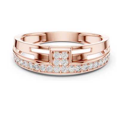 0.312 CT Lab Diamond Ring for Women | VVS-VS Clarity | 18KT, 14KT, 10KT Gold & 925 Silver | Rose, Yellow, White Gold & Moissanite Options