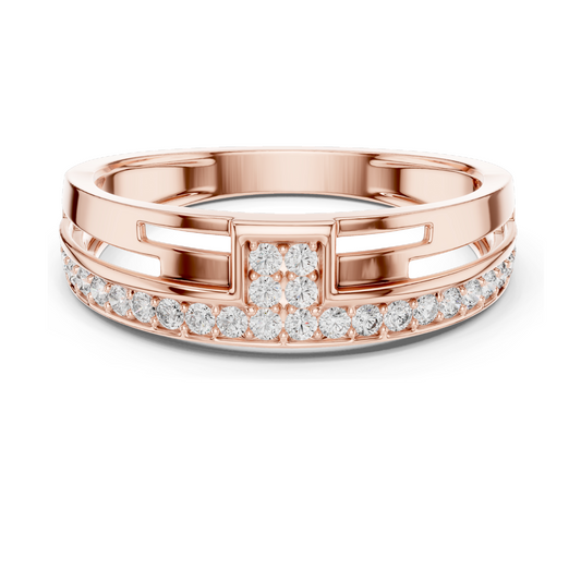 0.312 CT Lab Diamond Ring for Women | VVS-VS Clarity | 18KT, 14KT, 10KT Gold & 925 Silver | Rose, Yellow, White Gold & Moissanite Options