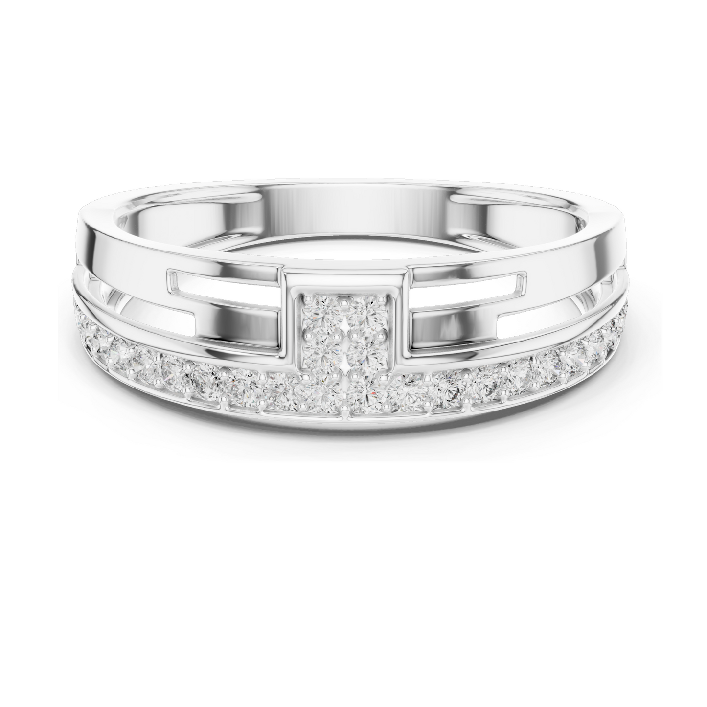 0.312 CT Lab Diamond Ring for Women | VVS-VS Clarity | 18KT, 14KT, 10KT Gold & 925 Silver | Rose, Yellow, White Gold & Moissanite Options