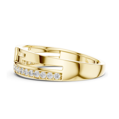 0.312 CT Lab Diamond Ring for Women | VVS-VS Clarity | 18KT, 14KT, 10KT Gold & 925 Silver | Rose, Yellow, White Gold & Moissanite Options