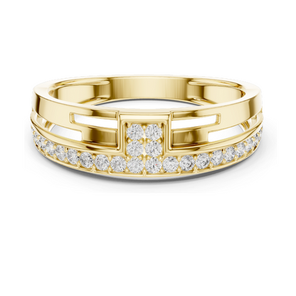 0.312 CT Lab Diamond Ring for Women | VVS-VS Clarity | 18KT, 14KT, 10KT Gold & 925 Silver | Rose, Yellow, White Gold & Moissanite Options