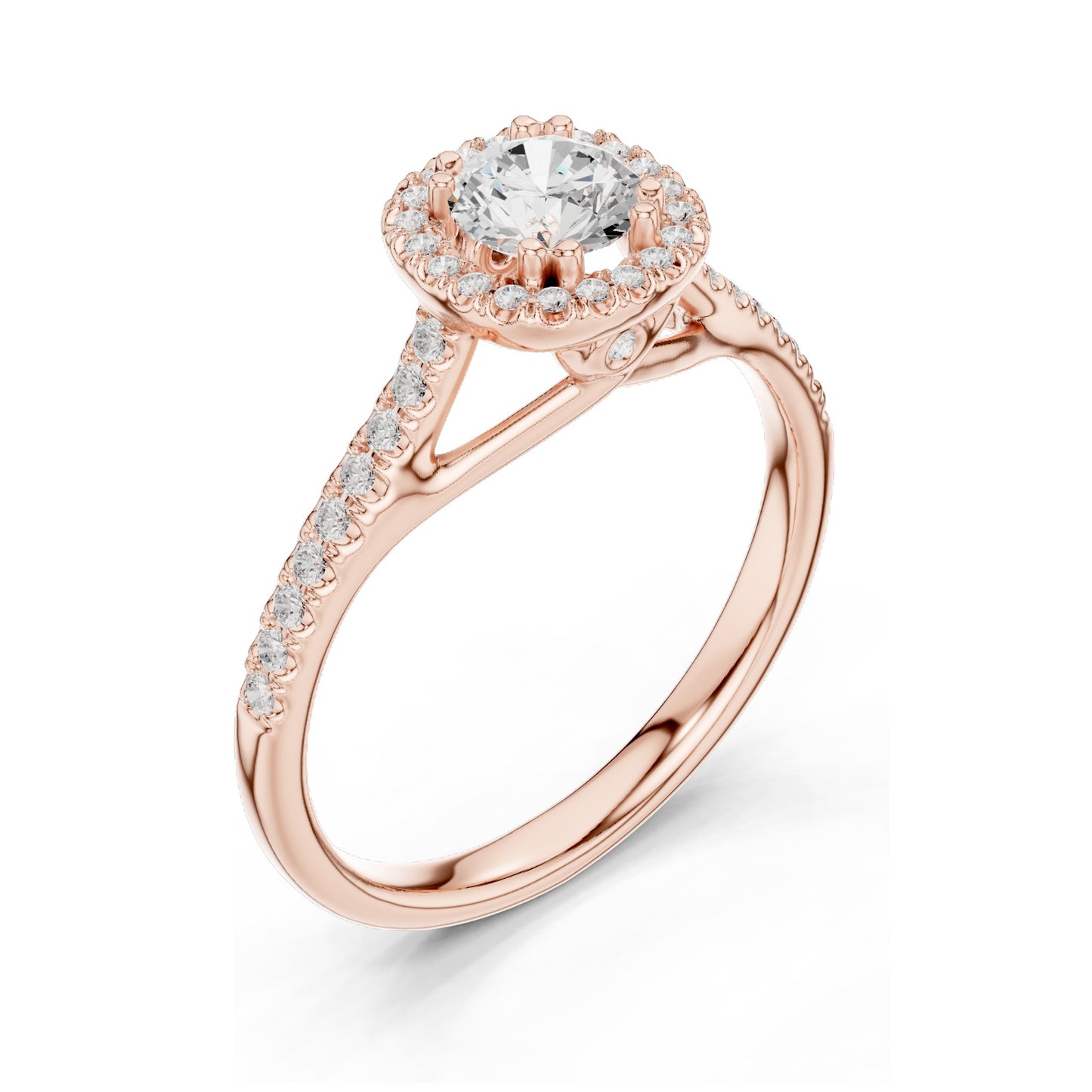 0.79 CT Lab Diamond Cushion Cut Halo Engagement Ring for Women | VVS-VS EF Clarity | 18KT, 14KT, 10KT Gold & 925 Silver | Rose, Yellow, White Gold & Moissanite Options