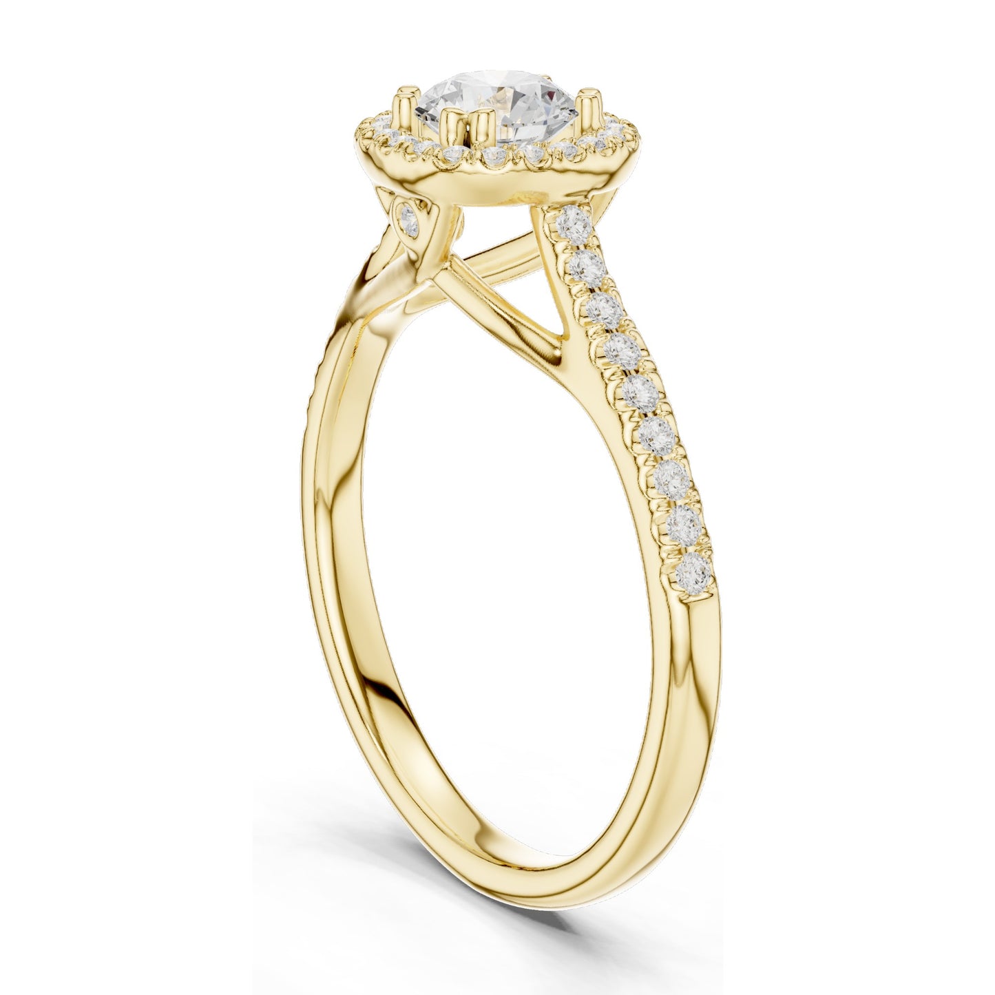 0.79 CT Lab Diamond Cushion Cut Halo Engagement Ring for Women | VVS-VS EF Clarity | 18KT, 14KT, 10KT Gold & 925 Silver | Rose, Yellow, White Gold & Moissanite Options