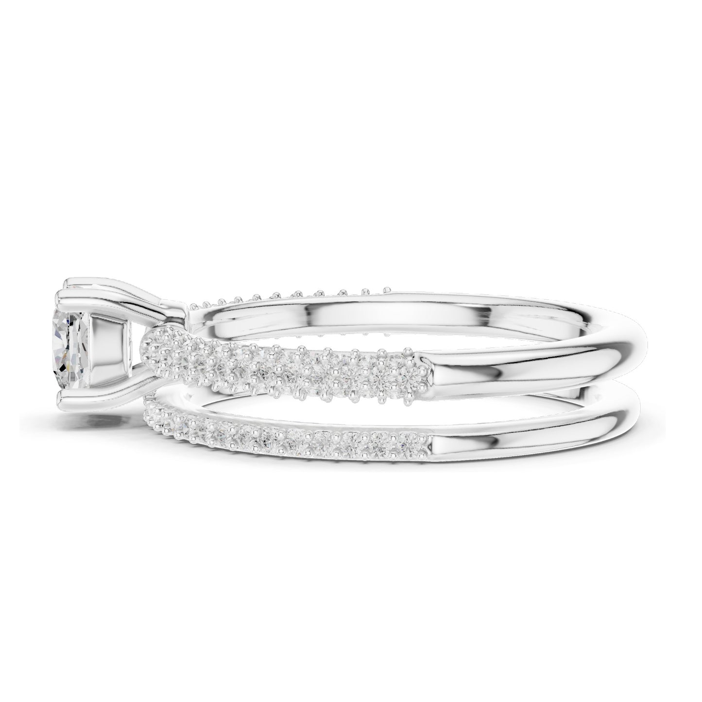 1.02 CT Cushion Cut Lab Diamond Engagement Ring for Women | VVS-VS EF Clarity | 18KT, 14KT, 10KT Gold & 925 Silver | Rose, Yellow, White Gold & Moissanite Options