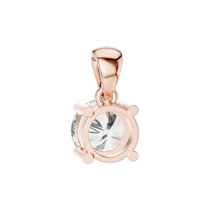 1 Carat Lab-Grown Diamond Pendant | VVS-VS EF CVD | 18KT, 14KT, Rose, Yellow, White Gold Options