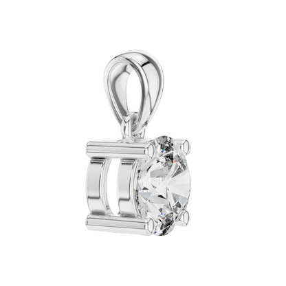 1 Carat Lab-Grown Diamond Pendant | VVS-VS EF CVD | 18KT, 14KT, Rose, Yellow, White Gold Options