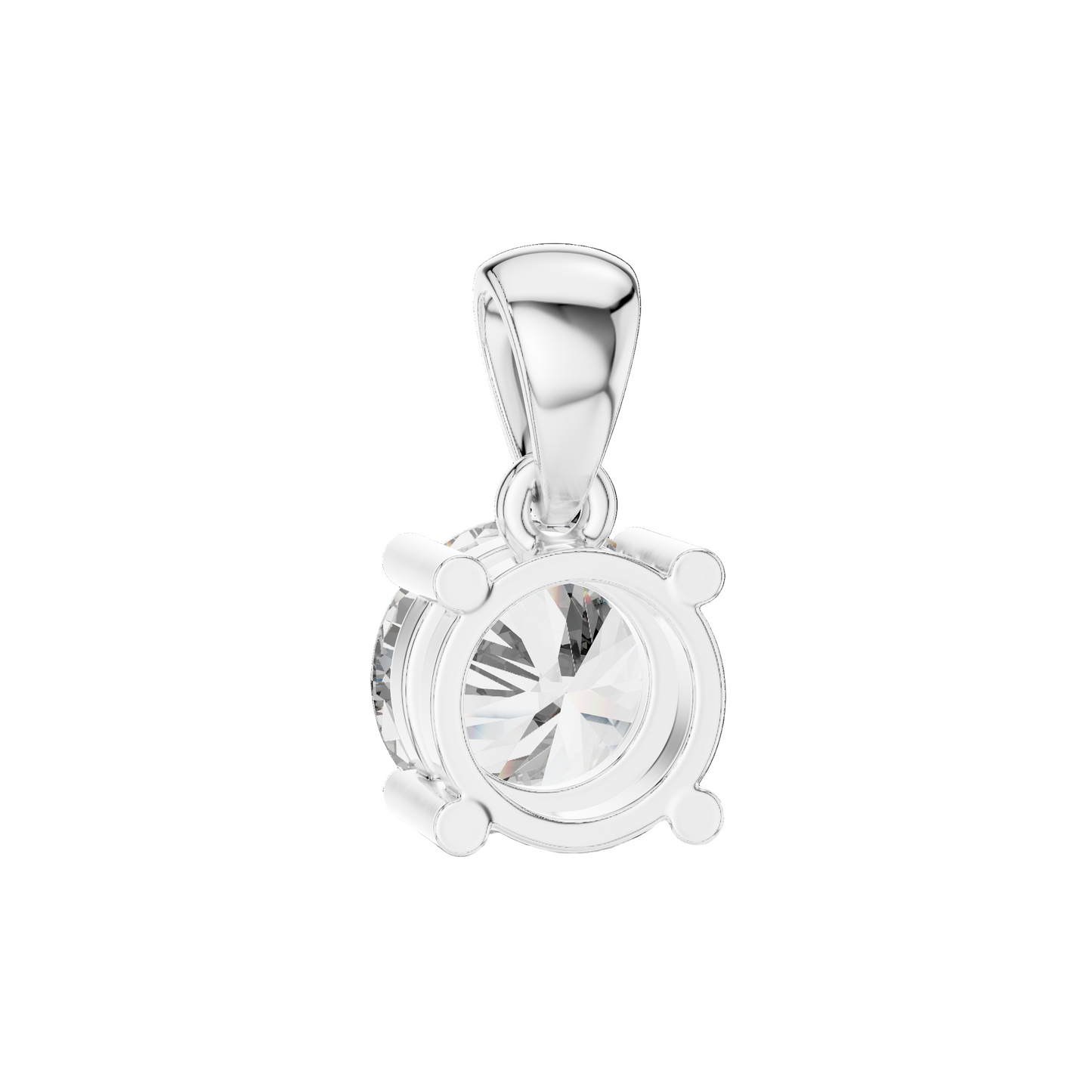 1 Carat Lab-Grown Diamond Pendant | VVS-VS EF CVD | 18KT, 14KT, Rose, Yellow, White Gold Options
