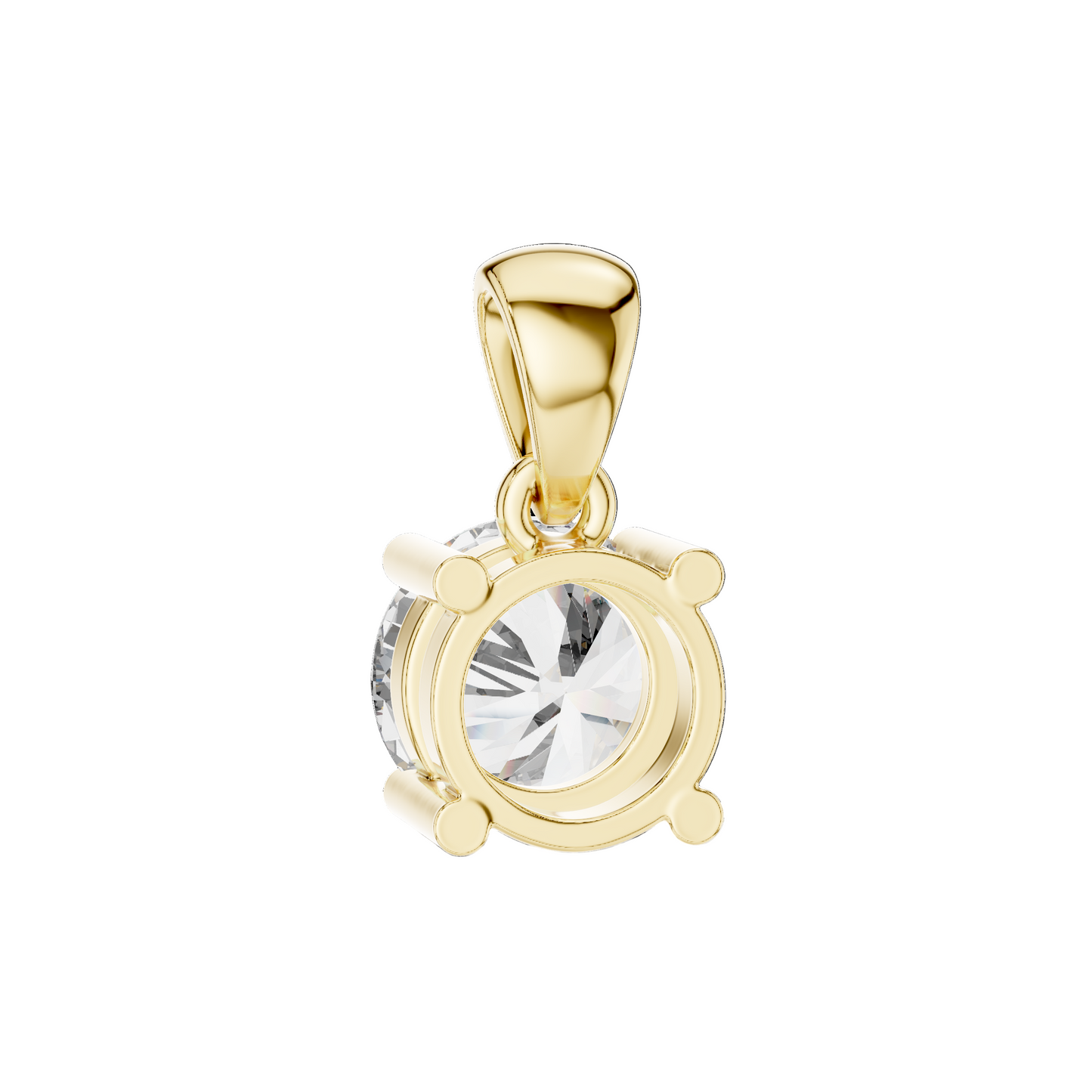 1 Carat Lab-Grown Diamond Pendant | VVS-VS EF CVD | 18KT, 14KT, Rose, Yellow, White Gold Options