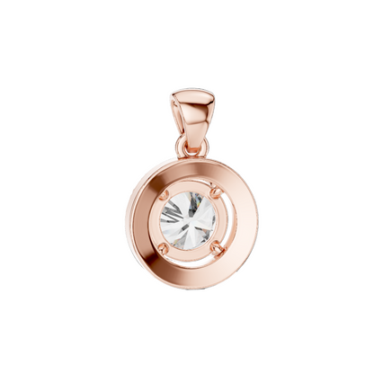 1.2 CT Lab-Grown Diamond Pendant Necklace | VVS-VS EF CVD | 18KT, 14KT, Rose, Yellow & White Gold Options | Sustainable Luxury Jewelry
