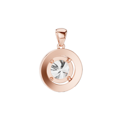 3.22 CT Lab-Created Diamond Pendant Necklace | VVS-VS EF CVD | 18KT, 14KT, Rose, Yellow, White Gold Options