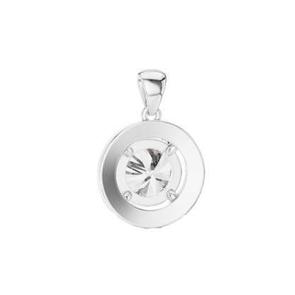 3.22 CT Lab-Created Diamond Pendant Necklace | VVS-VS EF CVD | 18KT, 14KT, Rose, Yellow, White Gold Options
