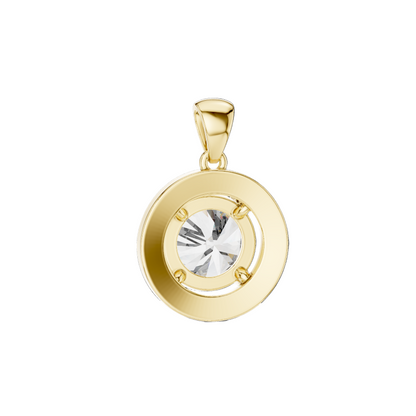 3.22 CT Lab-Created Diamond Pendant Necklace | VVS-VS EF CVD | 18KT, 14KT, Rose, Yellow, White Gold Options