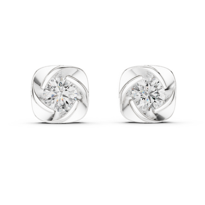 1.8 CT Diamond Earrings – Lab VVS-VS-EF CVD Diamonds in 18KT, 14KT, 10KT Gold & 925 Silver | Moissanite, Rose, Yellow, White Gold Options