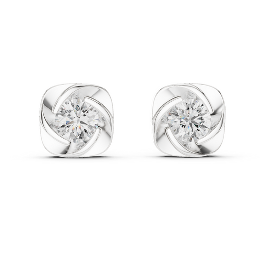 1.8 CT Diamond Earrings – Lab VVS-VS-EF CVD Diamonds in 18KT, 14KT, 10KT Gold & 925 Silver | Moissanite, Rose, Yellow, White Gold Options