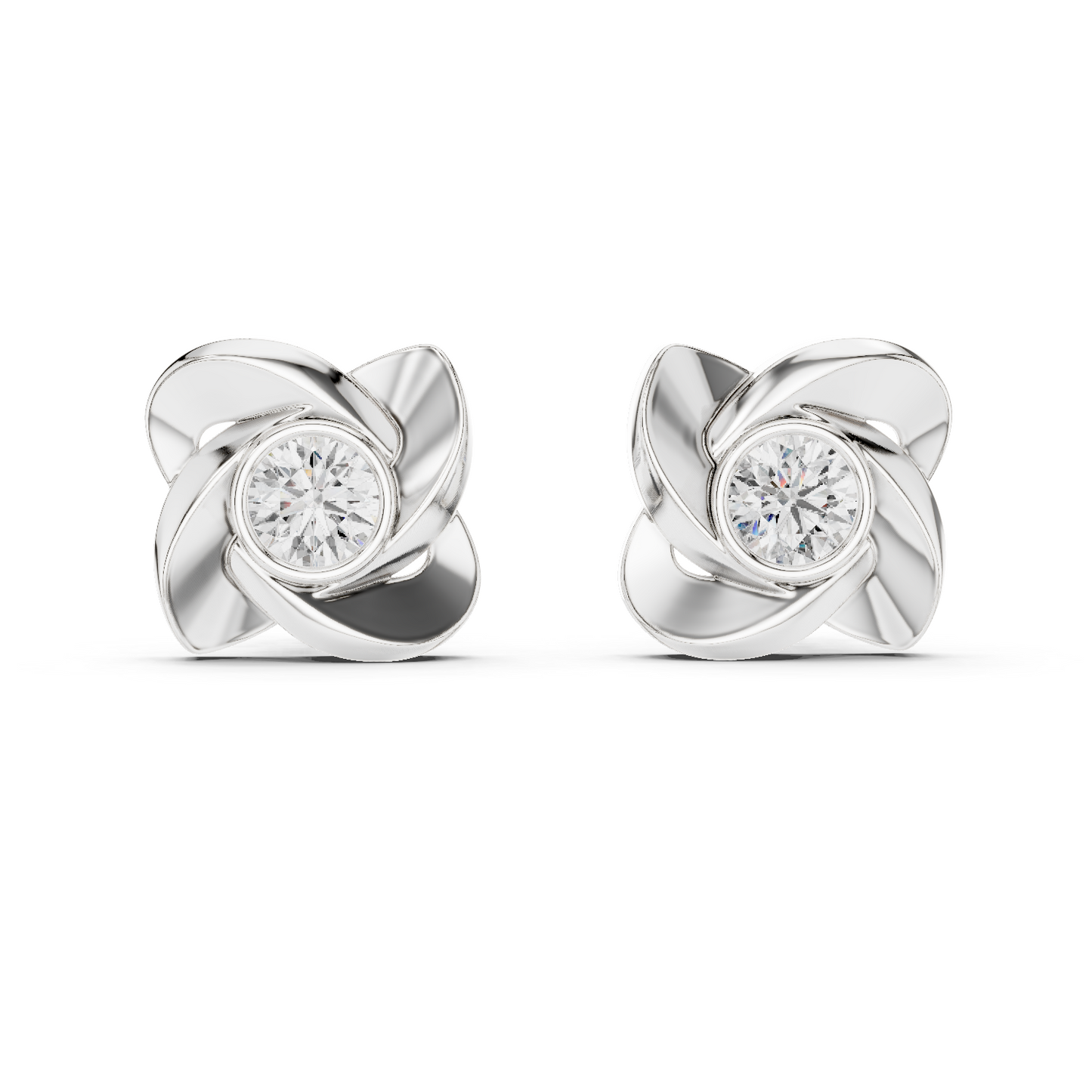 1.8 CT Lab-Grown VVS-VS EF CVD Diamond Earrings for Women | 18KT, 14KT, 10KT Gold & 925 Silver | Moissanite Option | Rose, Yellow, White Gold