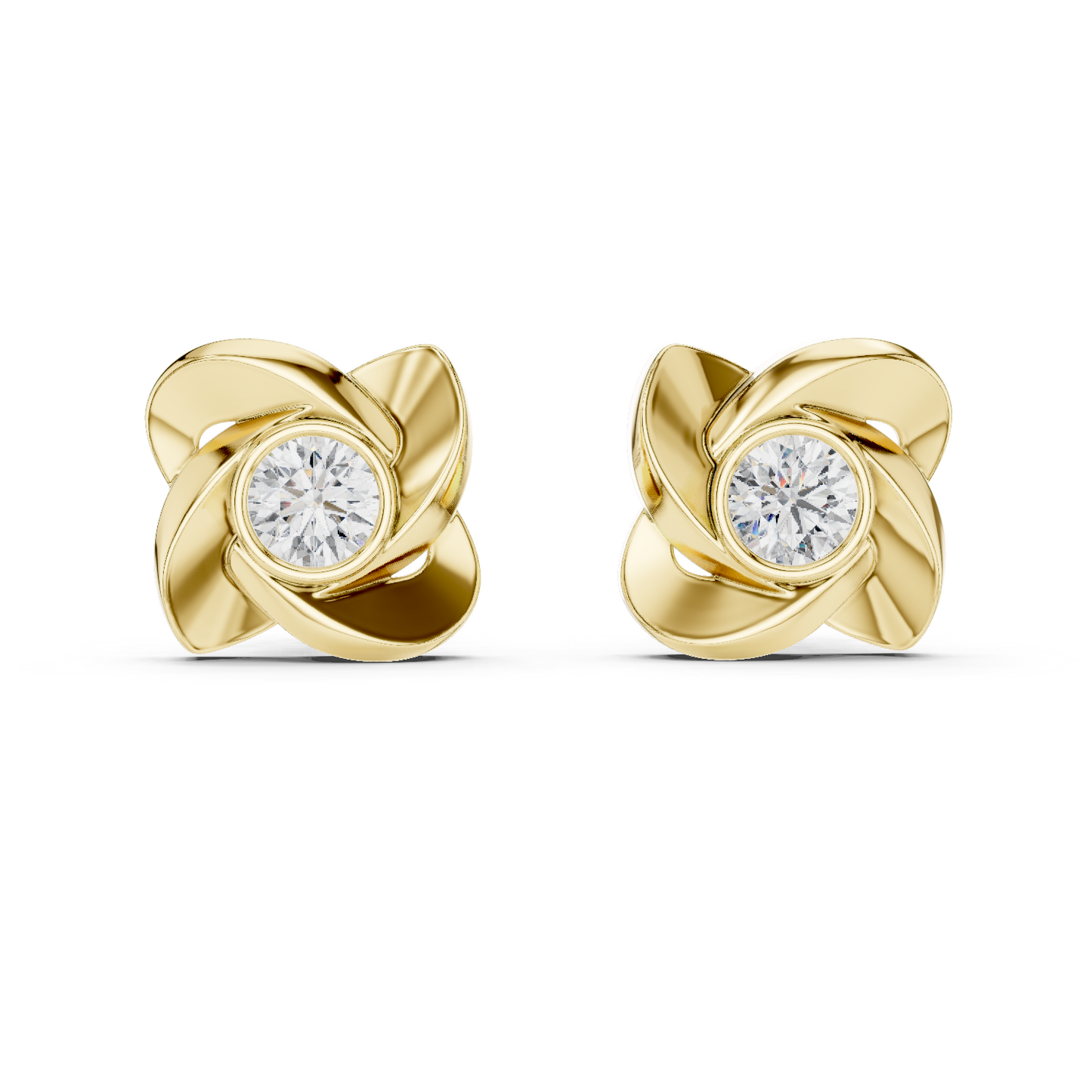 1.8 CT Lab-Grown VVS-VS EF CVD Diamond Earrings for Women | 18KT, 14KT, 10KT Gold & 925 Silver | Moissanite Option | Rose, Yellow, White Gold