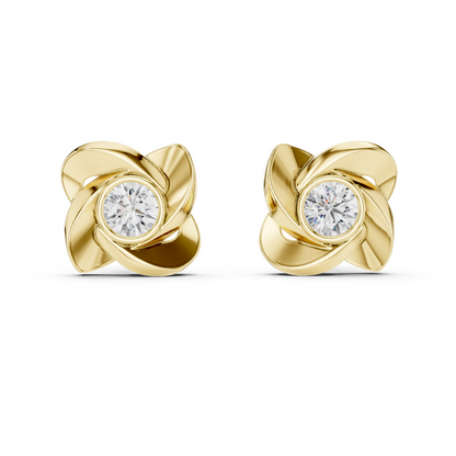 1.8 CT Lab-Grown VVS-VS EF CVD Diamond Earrings for Women | 18KT, 14KT, 10KT Gold & 925 Silver | Moissanite Option | Rose, Yellow, White Gold