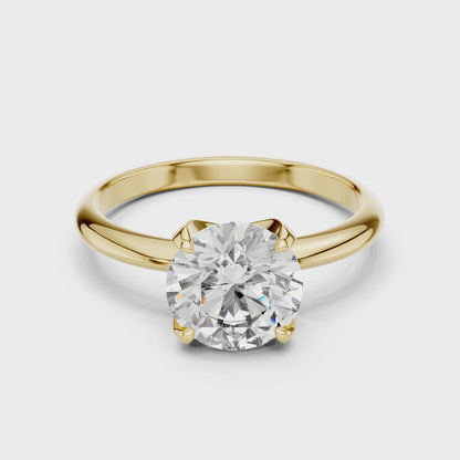 1.5 CT Lab-Grown VVS-VS EF CVD Diamond Engagement Ring for Women | 18KT, 14KT, 10KT Gold & 925 Silver | Moissanite & Diamond Options | Rose, Yellow, White Gold